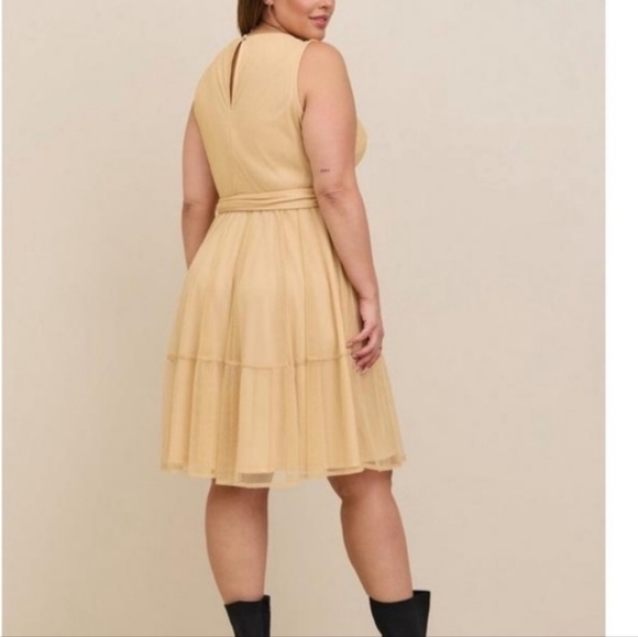 Torrid Dress (Gold, sz 1) - Picture 5 of 9